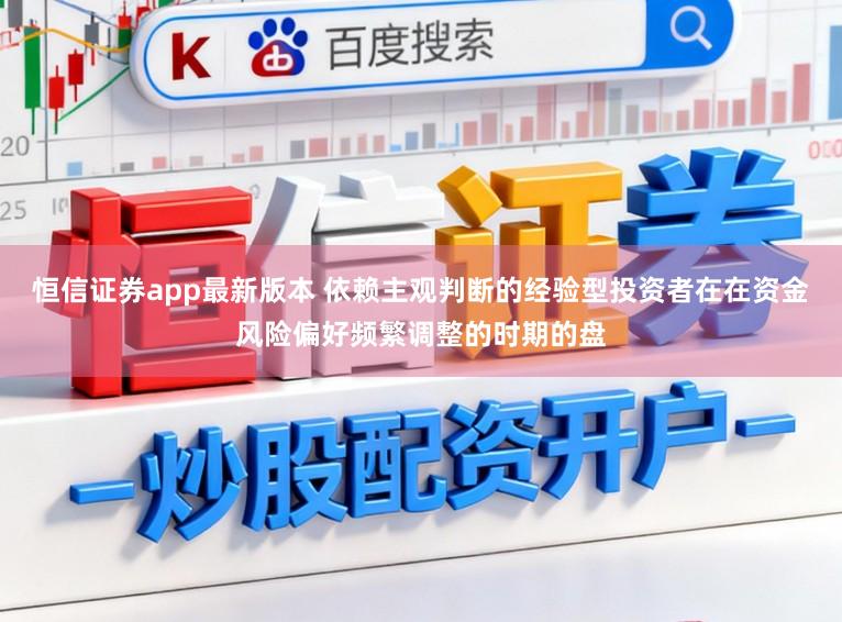 恒信证券app最新版本 依赖主观判断的经验型投资者在在资金风险偏好频繁调整的时期的盘